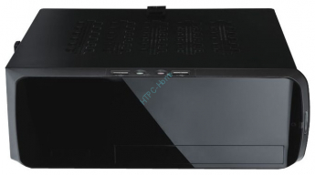 mITX INWIN BQS660BL (Slim Chassis, Mini-ITX, 120W IP-AD120A7-2, USB+Audio, черный, возможность крепления на монитор)