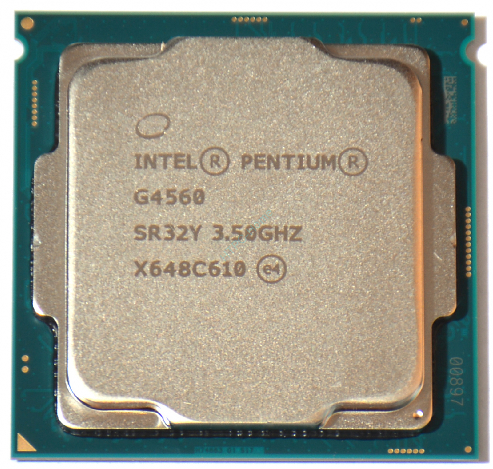 Процессор Intel Pentium G4560 3500MHz LGA1151 фото 1 — HTPC-Home.ru