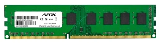 Оперативная память 8Gb AFOX AFLD38BK1P DIMM PC3-12800 1600MHz фото 1 — HTPC-Home.ru