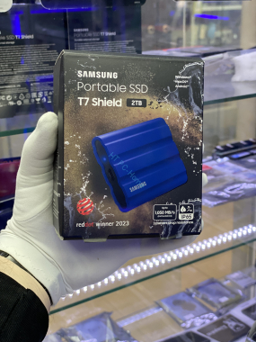 Внешний SSD 2Тб Samsung T7 Shield синий MU-PE2T0R/WW — HTPC-Home.ru