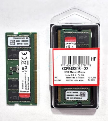 Оперативная память 32Gb Kingston ValueRAM KCP548SD8-32 DDR5 5400 SODIMM   &mdash; HTPC-Home.ru