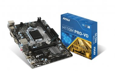 Материнская плата MSI H110M PRO-VH LGA1151 — HTPC-Home.ru