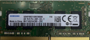 Оперативная память 4GB SAMSUNG M471A5244CB0-CRC DDR4 2400 SODIMM