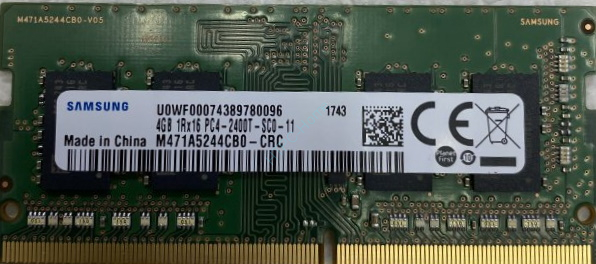 Оперативная память 4GB SAMSUNG M471A5244CB0-CRC DDR4 2400 SODIMM фото 1 — HTPC-Home.ru