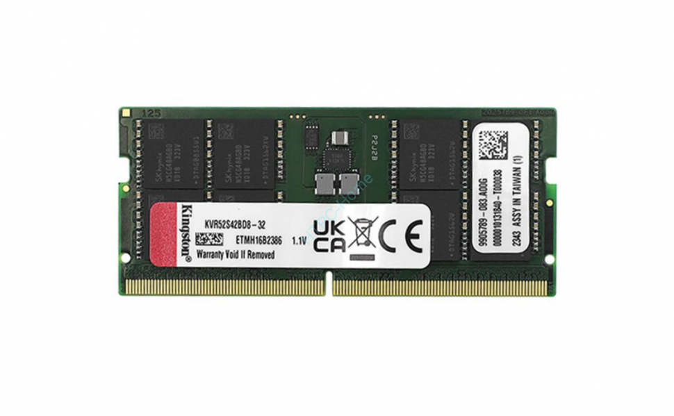Оперативная память 32Gb Kingston KVR52S42BD8-32 DDR5 5200 SODIMM CL42  фото 1 — HTPC-Home.ru