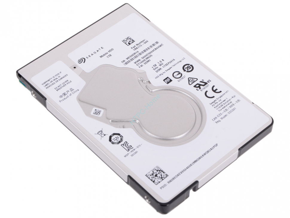 Жесткий диск 1Tb SATA Seagate Mobile HDD ST1000LM035 2.5" 5400rpm 128Mb фото 1 — HTPC-Home.ru
