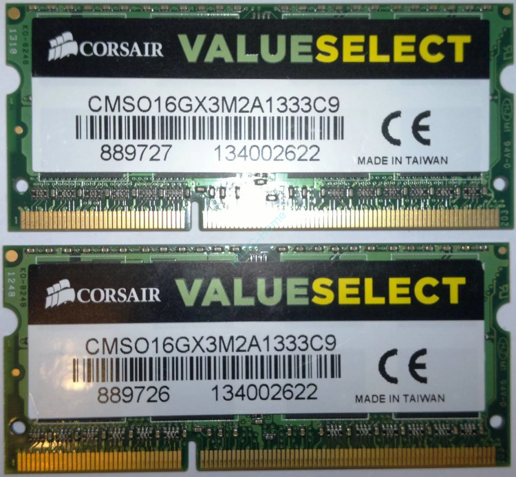 8Gb 2 KIT Corsair Value Select