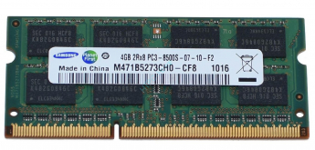 Оперативная память 4Gb Samsung M471B5273CH0-CF8 SODIMM PC3-8500 1066MHz