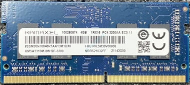 Оперативная память 4Gb Ramaxel RMSA3310MJ86H9F-3200 DDR4 3200 SODIMM — HTPC-Home.ru