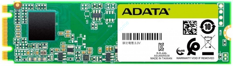 Твердотельный накопитель 1000GB ADATA Ultimate ASU650NS38-1TT-C M.2 SATA-III 3D TLC  фото 1 — HTPC-Home.ru