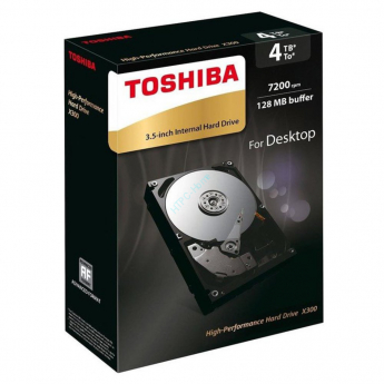 Жесткий диск 4Tb Toshiba X300 HDWE140EZSTA 3.5" 7200rpm 128Mb RTL