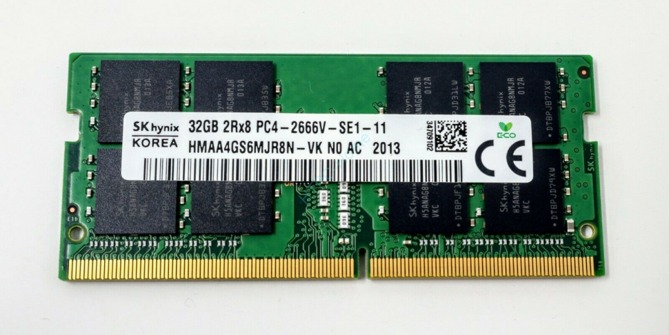 Оперативная память 32Gb Hynix HMAA4GS6MJR8N-VK DDR4 2666 SO-DIMM  фото 1 — HTPC-Home.ru
