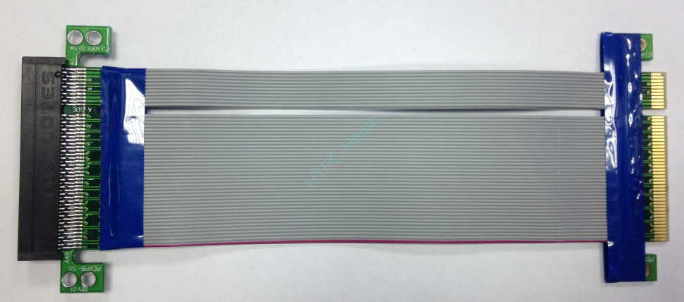 Sintech Electronic PCI-Express  8x to 8x Гибкий шлейф 18см фото 1 &mdash; HTPC-Home.ru
