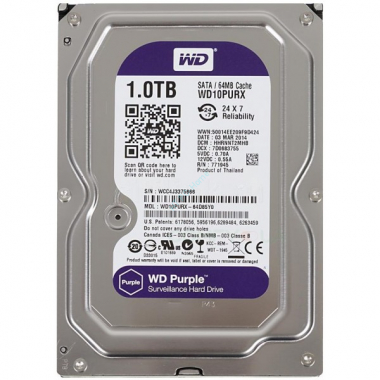 Жесткий диск 1Tb Western Digital Purple WD10PURX 3.5&quot; — HTPC-Home.ru