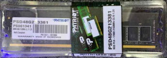 Оперативная память 8Gb Patriot PSD48G213381 DDR4 2133 DIMM