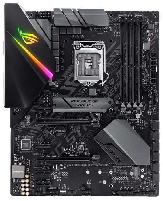 Материнская плата ASUS ROG STRIX B360-F GAMING S1151 фото 1 — HTPC-Home.ru