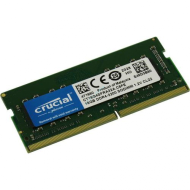 Оперативная память 16Gb Crucial CT16G4SFRA32A DDR4 3200MHz SODIMM CL22  &mdash; HTPC-Home.ru
