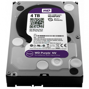 Жесткий диск 4Tb SATA Western Digital Purple NV WD4NPURX 3.5&quot; 64Mb — HTPC-Home.ru