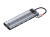 Хаб Baseus Metal Gleam Series 11-in-1 Multifunctional Type-C HUB Docking Station Space Gray (CAHUB-CT0G) фото 2 — HTPC-Home.ru