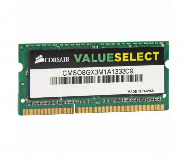 Оперативная память 8Gb Corsair Mac Memory CMSA8GX3M1A1333C9  DDR3 1333 SODIMM  — HTPC-Home.ru