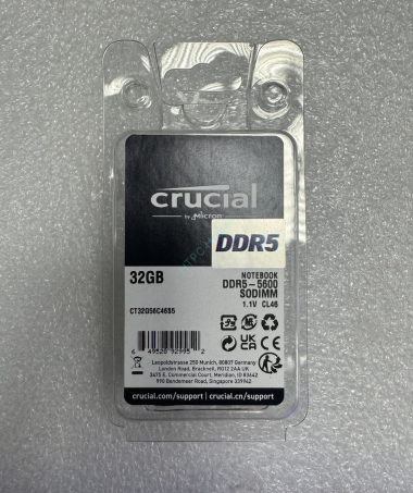 Оперативная память 32GB Crucial CT32G56C46S5 DDR5 5600 SODIMM CL46  — HTPC-Home.ru