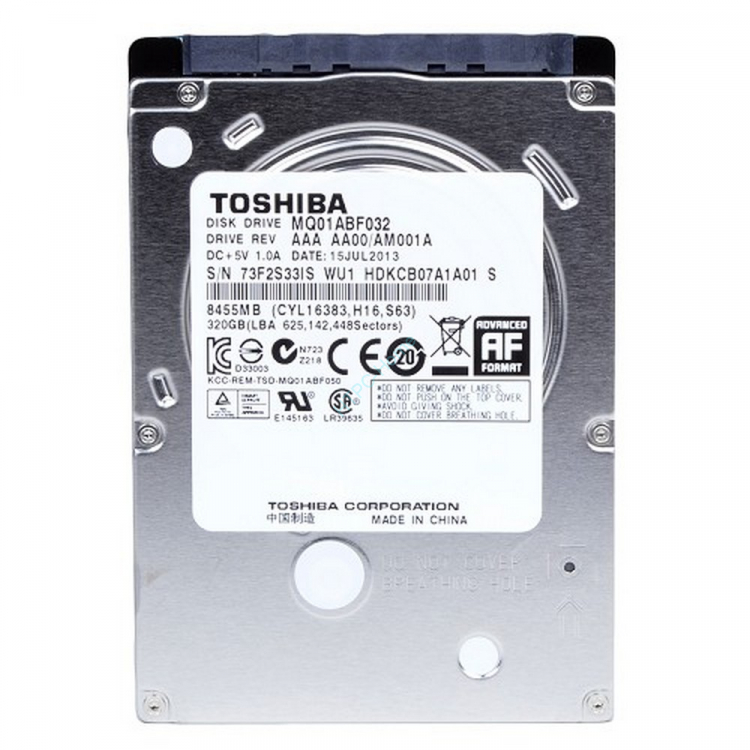 Disco Fisso Toshiba 320GB 2.5'' 5400rpm SATA MQ01ABF032 – Usato - Foto 6