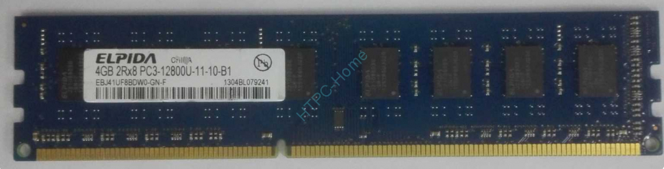 Оперативная память 4Gb Elpida EBJ41UF8BDW0-GN-F DDR3 1600 DIMM 16chip фото 1 — HTPC-Home.ru