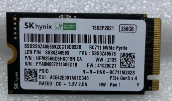 Твердотельный накопитель 256GB SK Hynix HFM256GD3HX015N BC711 NVMe