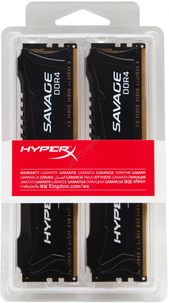 Kingston HyperX Savage < HX424C12SB2K2 / 8 > DDR4 DIMM 8Gb KIT 2*4Gb < PC4-19200 > CL12 фото 1 — HTPC-Home.ru