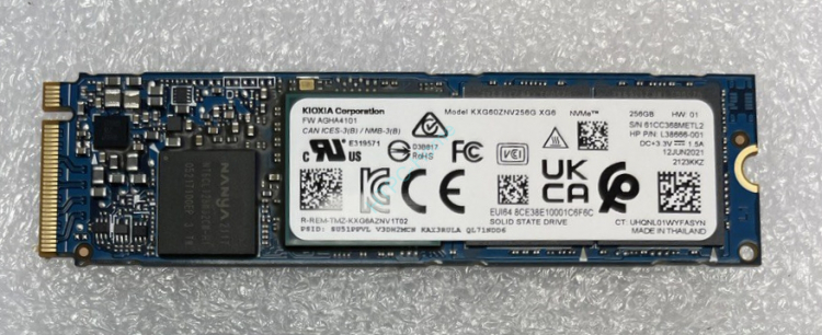 256Gb TOSHIBA KIOXA KXG60ZNV256G M.2 2280