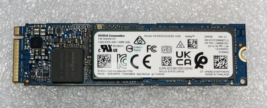 Твердотельный накопитель 256Gb TOSHIBA/KIOXA KXG60ZNV256G M.2 2280 фото 1 — HTPC-Home.ru