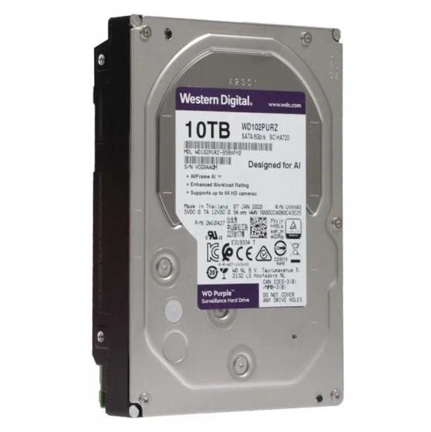Жесткий диск 10Tb Western Digital WD102PURP 3.5" фото 1 &mdash; HTPC-Home.ru