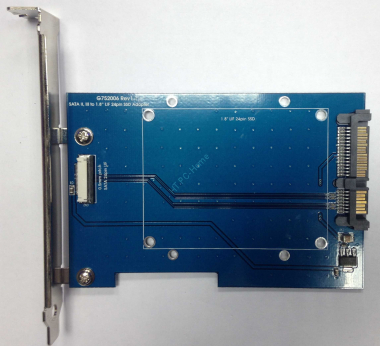Sintech Electronic Apple SSD LIF 24 Pin to SATA 22 Pin with bracket (PA-CB968FB) — HTPC-Home.ru