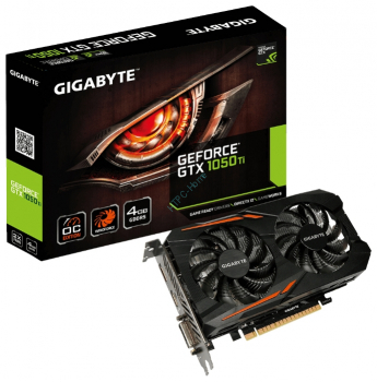 Видеокарта GIGABYTE GeForce® GTX1050Ti 4Gb GV-N105TOC-4GD 