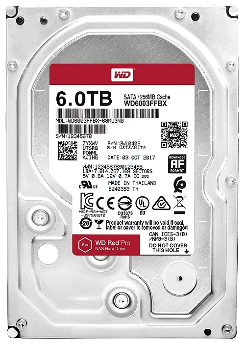 Жесткий диск 6TB Western Digital WD Red Pro WD6003FFBX фото 1 — HTPC-Home.ru