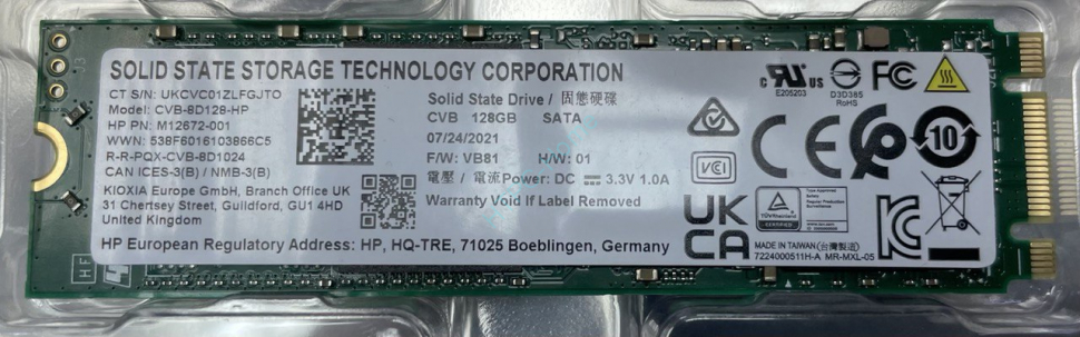 Твердотельный накопитель 128Gb CVB-8D128-HP 2280 m2 SATA  фото 1 — HTPC-Home.ru