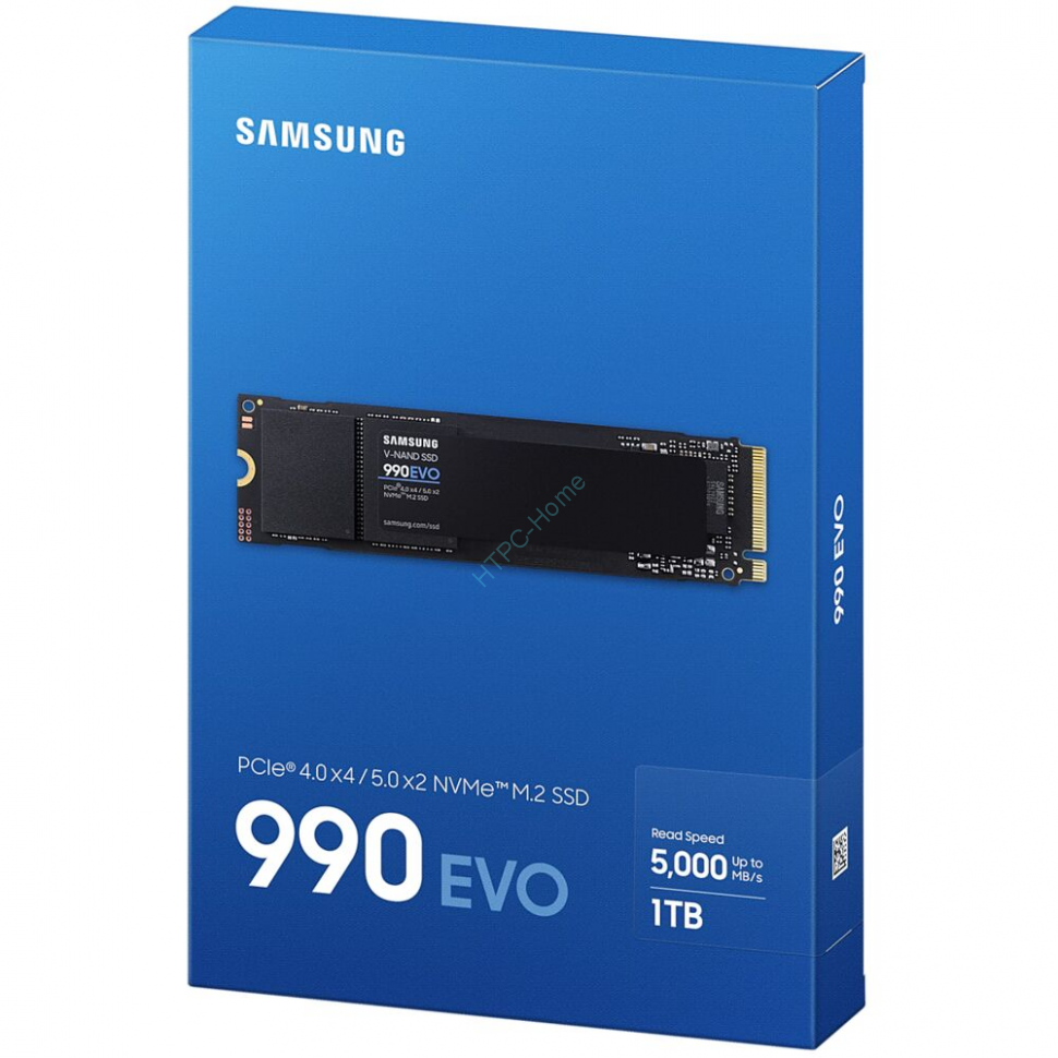 Твердотельный накопитель 1Тб Samsung 990 EVO MZ-V9E1T0BW M.2 PCI-E Gen4 x4  фото 1 — HTPC-Home.ru