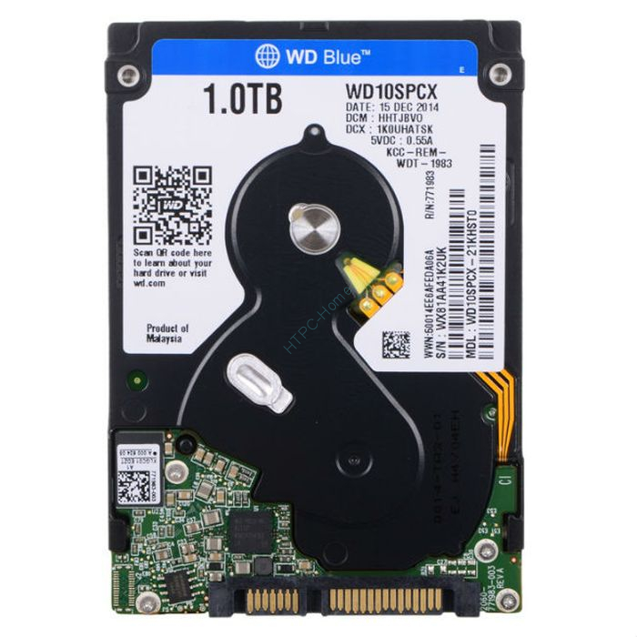 1Tb SATA Western Digital Blue WD10SPCX 2.5 5400rpm 16Mb 7mm 4 140 HTPC Home.ru