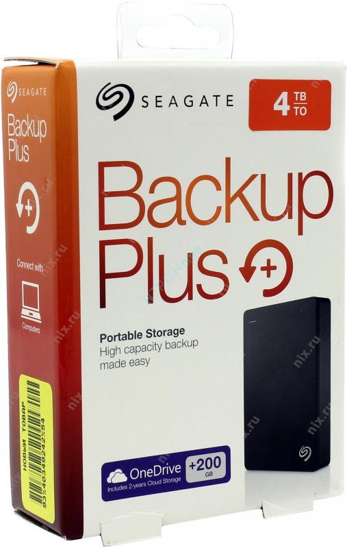Жесткий диск 4Tb Seagate Backup Plus STDR4000200 USB3.0 фото 1 — HTPC-Home.ru