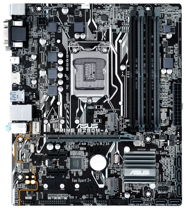 Материнская плата ASUS PRIME B250M-A LGA1151 фото 1 — HTPC-Home.ru