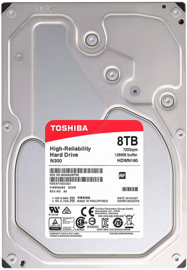 Жесткий диск 8Tb Toshiba N300 HDWN180UZSVA 3.5&quot; — HTPC-Home.ru