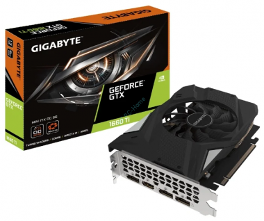 Видеокарта Gigabyte GeForce GTX 1660 Ti MINI ITX OC GV-N166TIXOC-6GD — HTPC-Home.ru