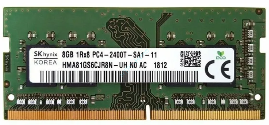 Оперативная память 8Gb Hynix HMA81GS6CJR8N-UH DDR4 2400 SO-DIMM  фото 1 — HTPC-Home.ru