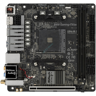 Материнская плата ASRock Fatal1ty B450 Gaming-ITX/ac — HTPC-Home.ru