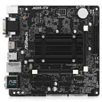ASRock J4205-ITX (OEM) Dsub+DVI+HDMI GbLAN SATA Mini-ITX 2DDR3 SODIMM