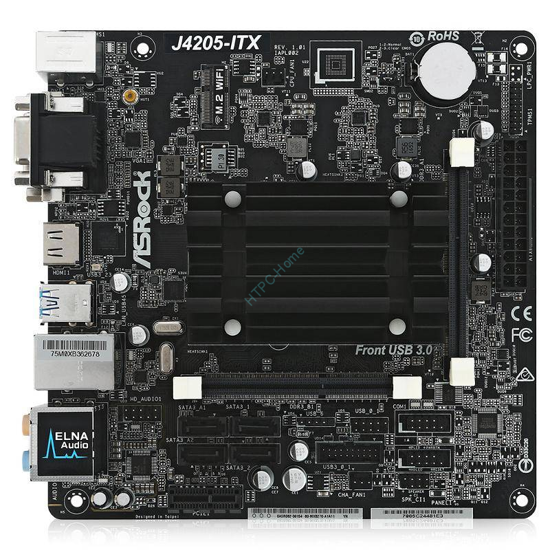 Материнская плата ASRock J4205-ITX Mini-ITX 2DDR3 SODIMM фото 1 — HTPC-Home.ru
