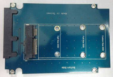 Minerva Innovation Co. mini PCI-E SATA ASUS SSD pin-out to SATA 22 Pin, Алюминевый 2.5 корпус (ST963FD7) — HTPC-Home.ru