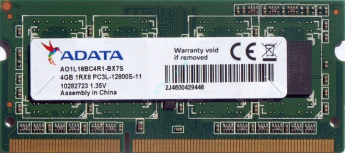 Оперативная память 4Gb ADATA AO1L16BC4R1-BX7S DDR3L 1600 SO-DIMM