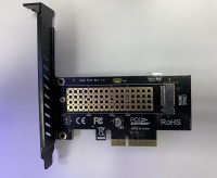 Адаптер-переходник для установки диска SSD M.2 NVMe (M key) в слот PCIe 3.0 X4 X8 X16