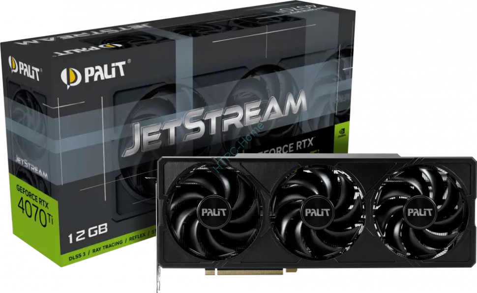 Видеокарта Palit (NED407T019K9-1043J) GeForce RTX 4070 Ti 12GB JETSTREAM фото 1 — HTPC-Home.ru